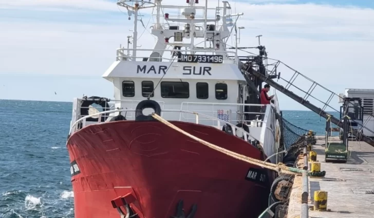  El buque Mar Sur sería, por el momento, el único dispuesto a realizar la prospección del langostino (FOTO: MAR & PESCA NOTICIAS PATAGÓNICAS)