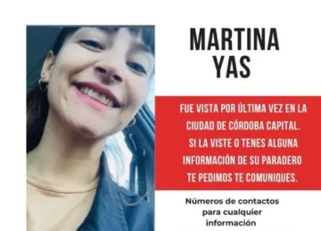 Desesperada búsqueda de Martina Yas, una joven de Río Gallegos desaparecida en Córdoba: “Hace dos días no saben nada de ella”