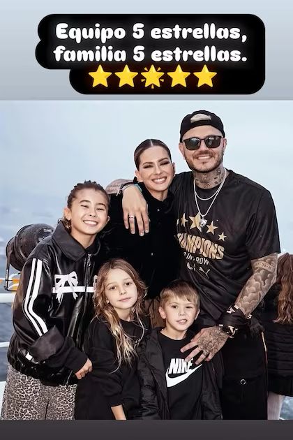 Se filtraron imágenes de Mauro Icardi junto a los hijos de la China Suárez en los festejos turcos: &#8220;Familia&#8221;