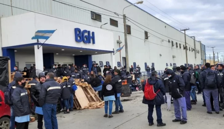  El paro fue acatado en todas las plantas de productos electrónicos de Tierra del Fuego. FOTO: KAMINOTICIAS.COM.AR