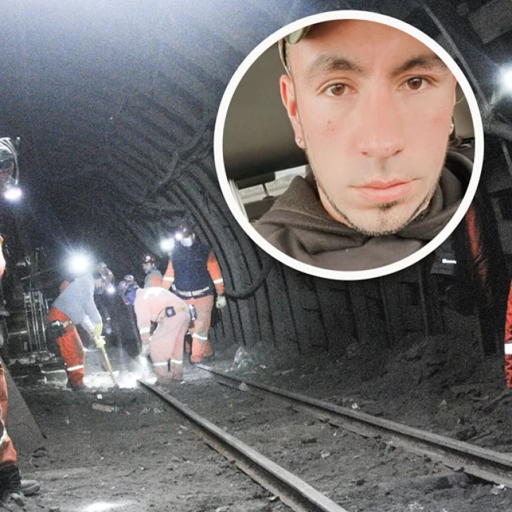 El minero de la ex YCRT Joel Gálvez fue dado de alta luego del accidente en el yacimiento de Río Turbio