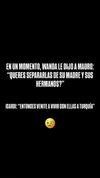 Los detalles sobre la audiencia entre Wanda Nara y Mauro Icardi: &#8220;Venite a vivir a Turquía&#8221;