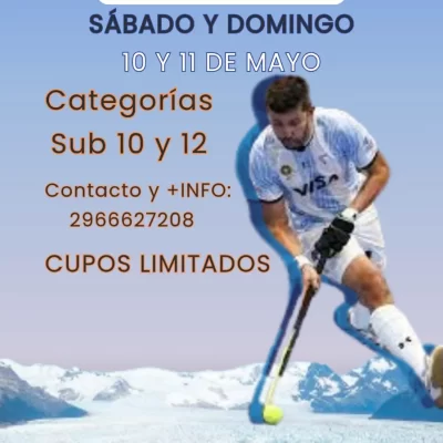 Clínica de Hockey Pista en El Calafate a cargo de Nahuel Ayala