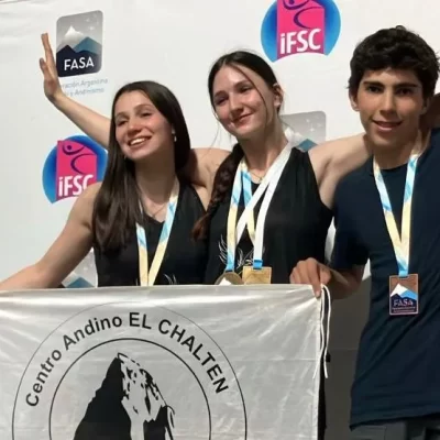 Tres escaladores de El Chalten al mundial de Finlandia