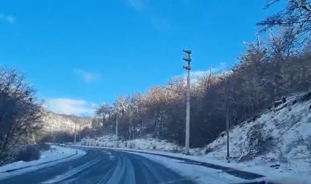 Cae nieve en Río Turbio: ¿Nevadas y frío en Río Gallegos?