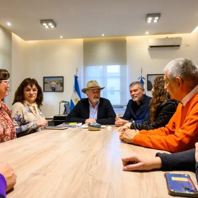 Othar Macharashvili recibió a miembros de la Sociedad Argentina de Pediatría filial Golfo San Jorge