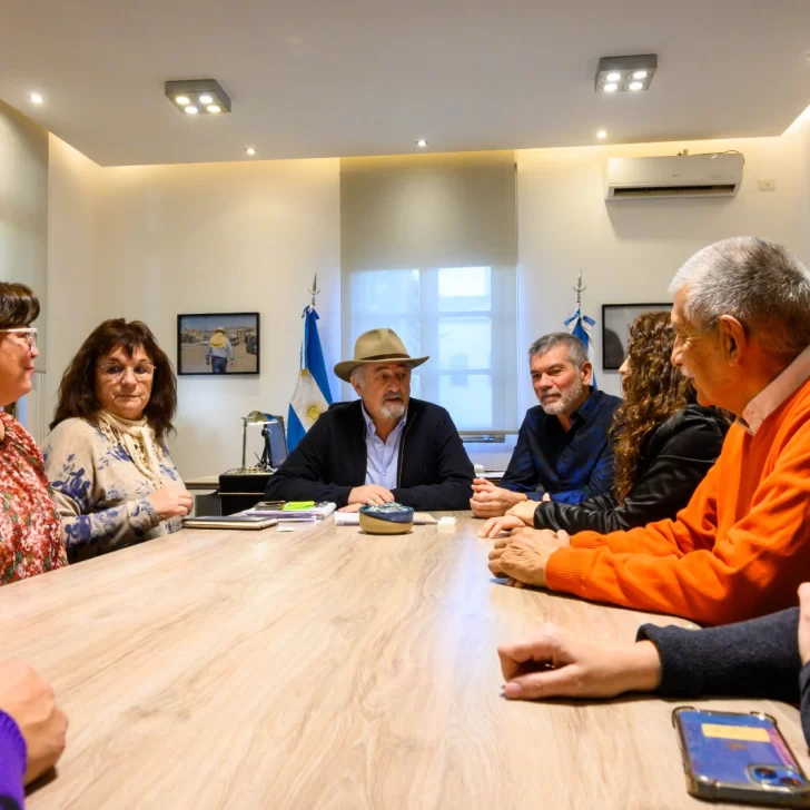 Othar Macharashvili recibió a miembros de la Sociedad Argentina de Pediatría filial Golfo San Jorge