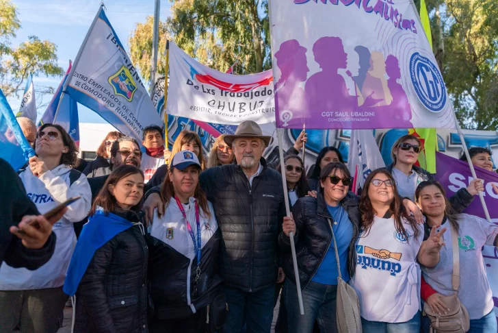 Día del Trabajador: Othar Macharashvili participó de los actos junto a los gremios