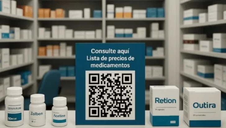 Farmacias: los precios deberán exhibirse a través de un código QR