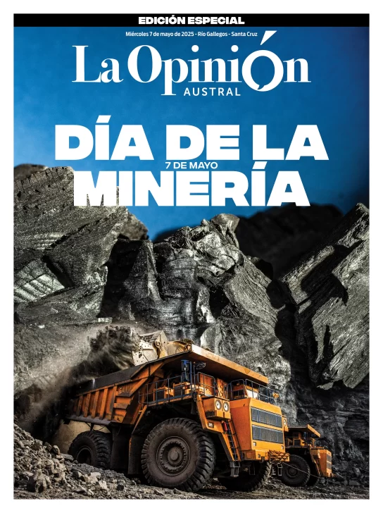 Tapa Especial de La Opinión Austral: Día de la Minería