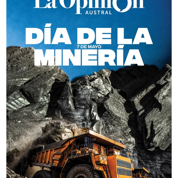 Tapa Especial de La Opinión Austral: Día de la Minería