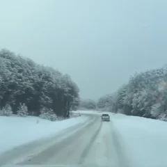 Video. Intensa nevada complica el tránsito en la Ruta 3 en Tierra del Fuego: Así se encuentra el tramo Tolhuin – Ushuaia