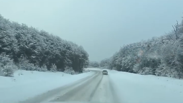 Video. Intensa nevada complica el tránsito en la Ruta 3 en Tierra del Fuego: Así se encuentra el tramo Tolhuin – Ushuaia