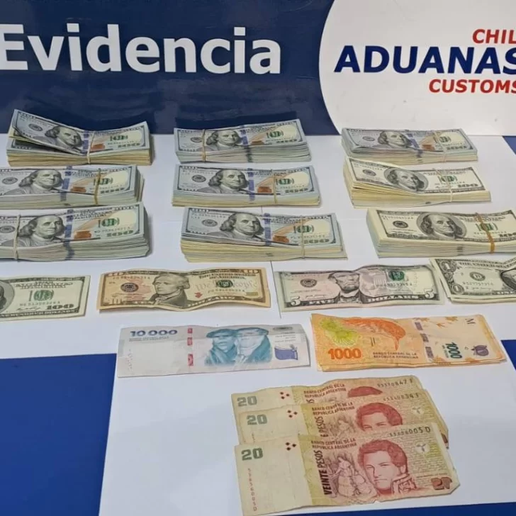 Atraparon a un argentino con casi 100 mil dólares intentando pasar a Chile por Monte Aymond