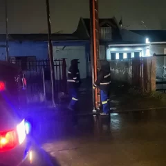 Bomberos y Servicios Públicos evitaron un posible siniestro por un cable eléctrico en Río Gallegos