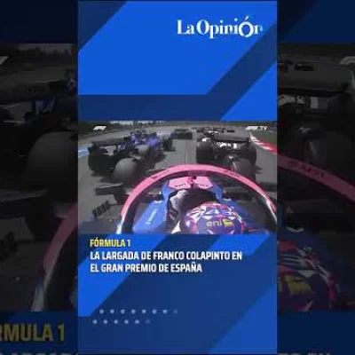 Formula 1: ¡Así fue la largada de Franco Colapinto en el GP de España!