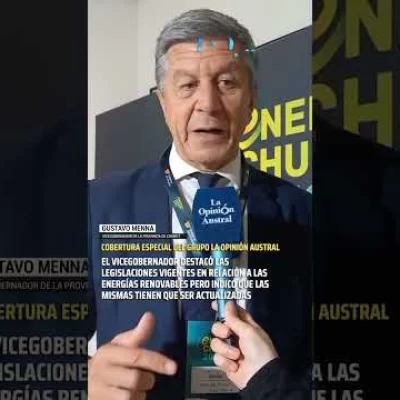 Gustavo Menna conversó con La Opinión Austral en el marco de Energía Chubut 2050