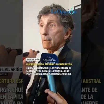 Jorge Vilariño, representante de Green Capital, presente en Energía Chubut 2050