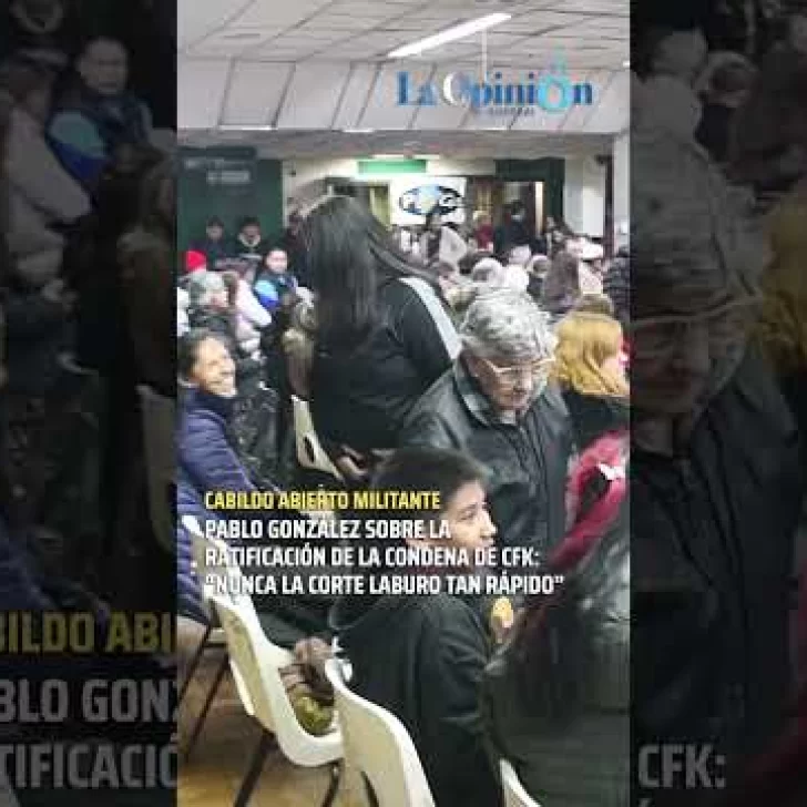 Pablo González sobre la Corte Suprema: “Esta corporación tiene miedo que a Cristina le vaya bien”