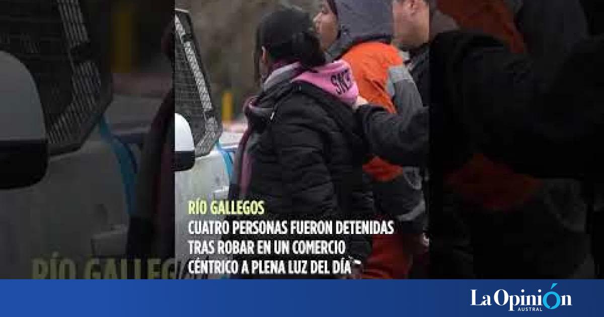 Cuatro personas fueron detenidas por robar en un comercio céntrico a ...