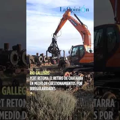Remoción de chatarra en YCRT para sanear finanzas y reactivar la producción