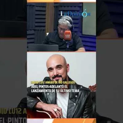 Abel Pintos adelantó el lanzamiento de su último tema