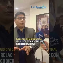 Claudio Vidal habló de la relación de Santa Cruz con Nación