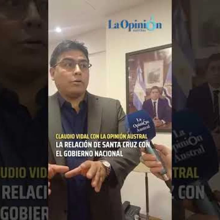 Claudio Vidal habló de la relación de Santa Cruz con Nación