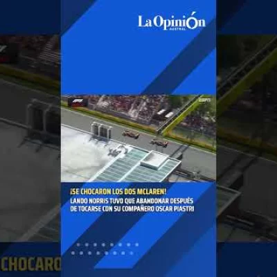 El accidente entre los McLaren en Canadá