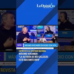 Máximo Kirchner habló sobre la autovía de Río Gallegos