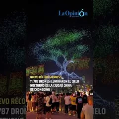 Récord mundial: China iluminó el cielo con 11 mil drones