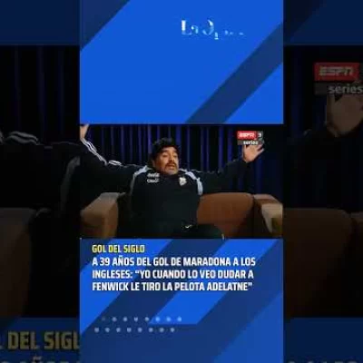 A 39 años del gol de Maradona a los ingleses