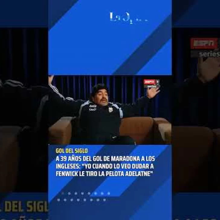 A 39 años del gol de Maradona a los ingleses
