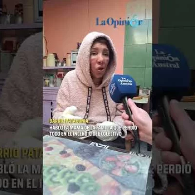 Incendio del colectivo en el que vivía una familia: “No nos quedó nada”