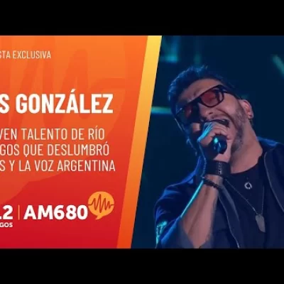 Entrevista a Luis González, el Riogalleguense que entró a La Voz Argentina