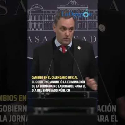 Manuel Adorni anunció que se eliminará la jornada no laborable por el Día del Empleado Público