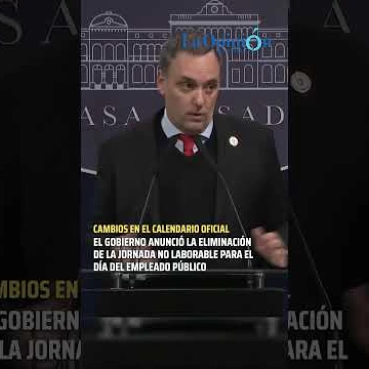 Manuel Adorni anunció que se eliminará la jornada no laborable por el Día del Empleado Público