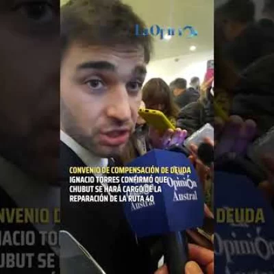 Ignacio Torres confirmó que Chubut se hará cargo de la reparación de la Ruta 40