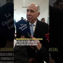 Ricardo Lorenzetti evitó pronunciarse sobre el caso de CFK