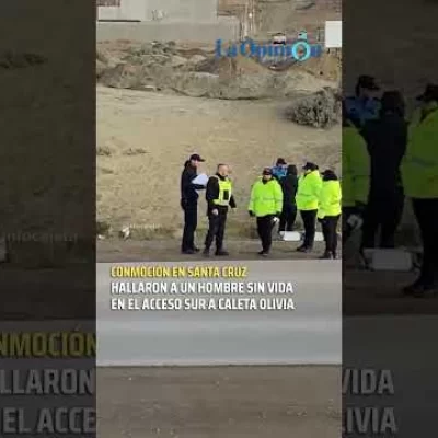 Conmoción en Caleta Olivia: encontraron a un hombre sin vida al lado de la ruta