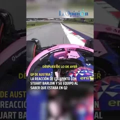 La reacción de Franco Colapinto y su ingeniero al clasificar a la Q2