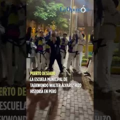 La Escuela de Taekwondo de Puerto Deseado hizo historia en Perú