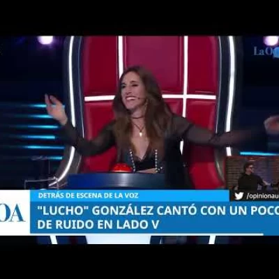 LUCHO GONZÁLEZ CANTÓ CON UN POCO DE RUIDO EN LADO V