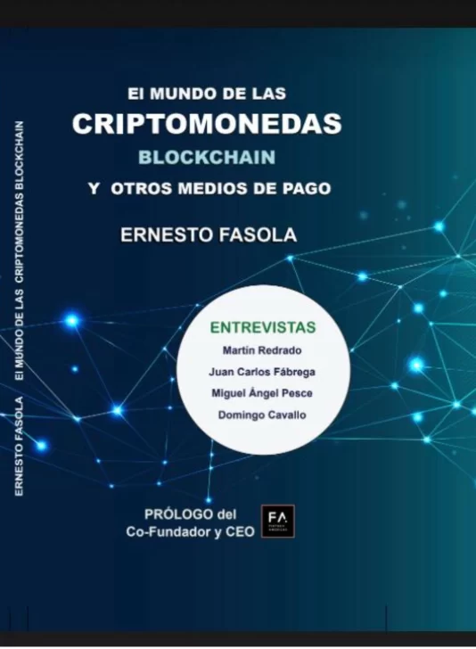  La contratapa del libro de Ernesto Fasola.