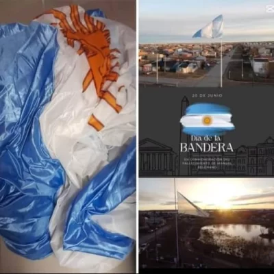 Devolvieron la bandera robada: “Lo importante es que se arrepintieron”