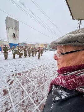 ¡Felices 90 años!: el vecino Cleto Godoy fue agasajado por la banda del regimiento ¡Felices 90 años!: el vecino Cleto Godoy fue agasajado por la banda del regimiento