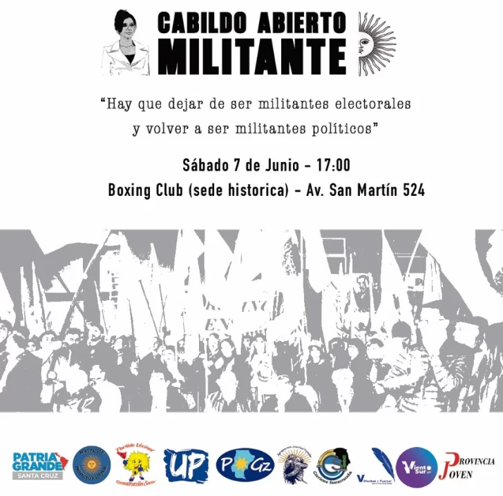 Agrupaciones políticas convocan a un “Cabildo Abierto Militante”