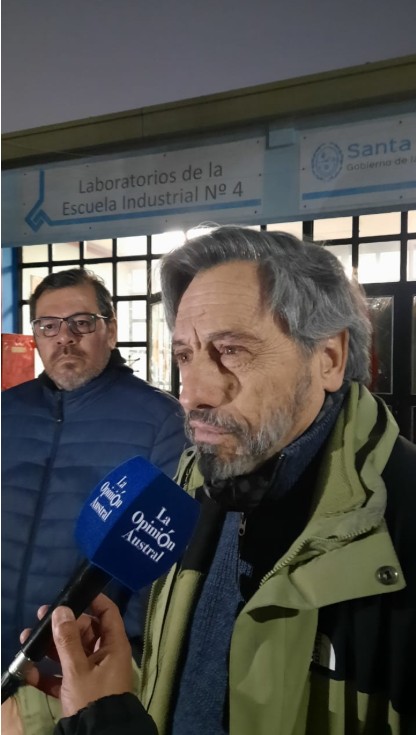  Miguel del Plá, referente del gremio ADOSAC. (Foto: José Silva/La Opinión Austral).