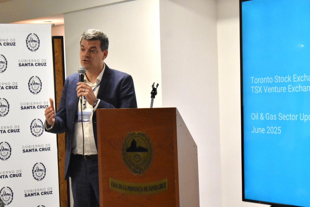  Guillaume Legare: “Estamos haciendo la conexión entre los proyectos y el capital global”. (Foto: Camila Ferrer Pose/La Opinión Austral).