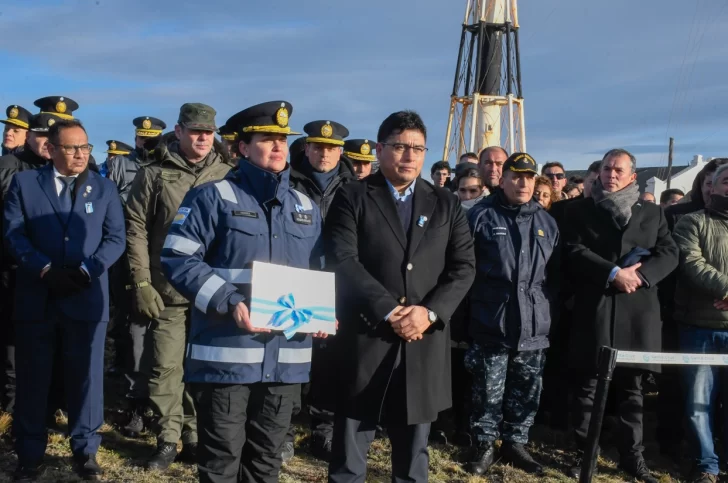  Vidal destacó a quienes trabajan y viven en Cabo Vírgenes y 